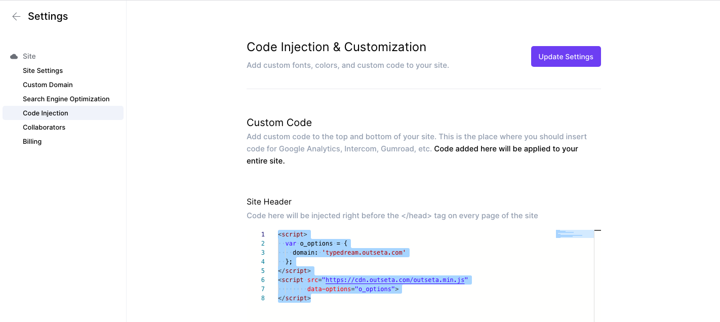 TypedreamOutsetaHeaderCode